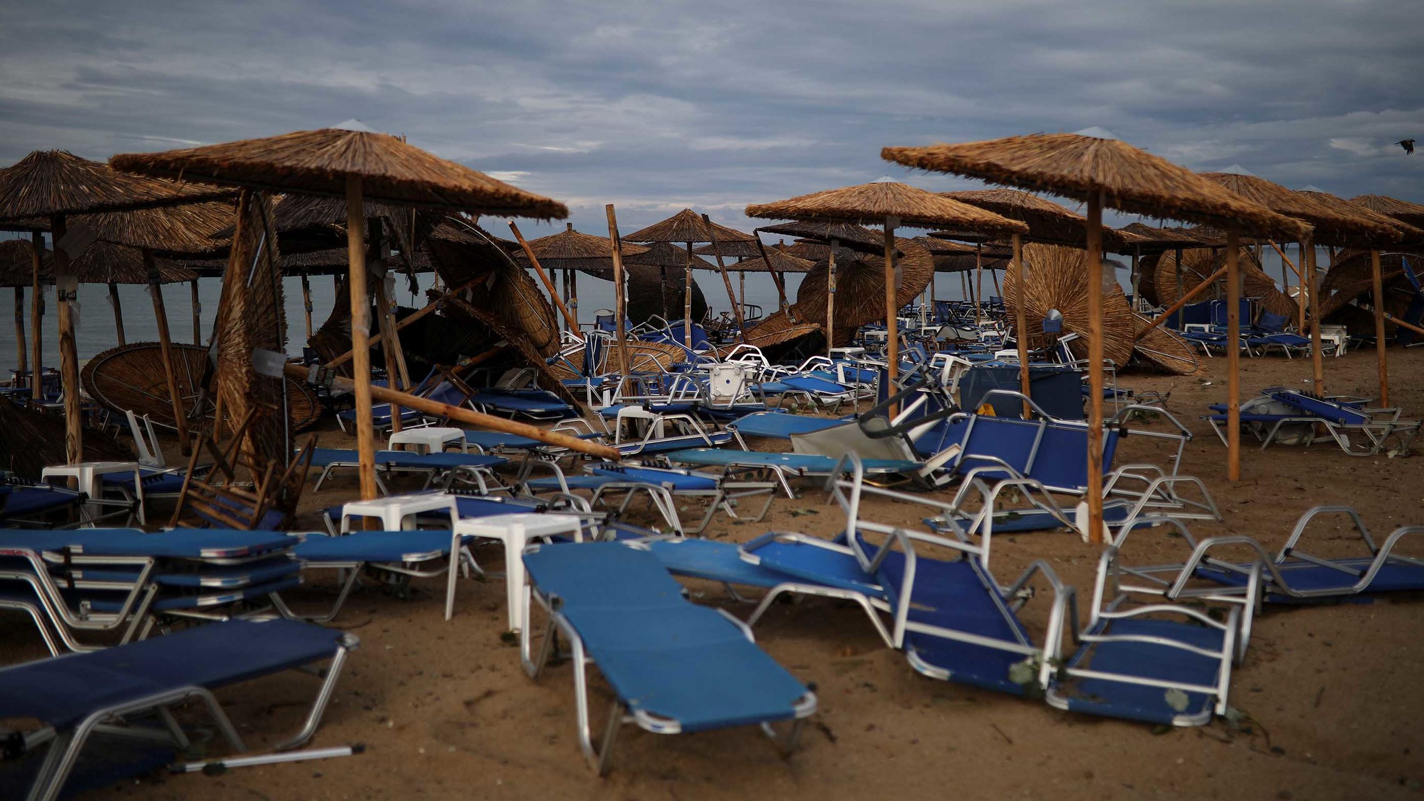Six people were killed in the freak storm that hit northern Greece Wednesday.