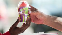 7-Eleven sold ICEEs first. They rebranded the slushies as Slurpees in 1967.