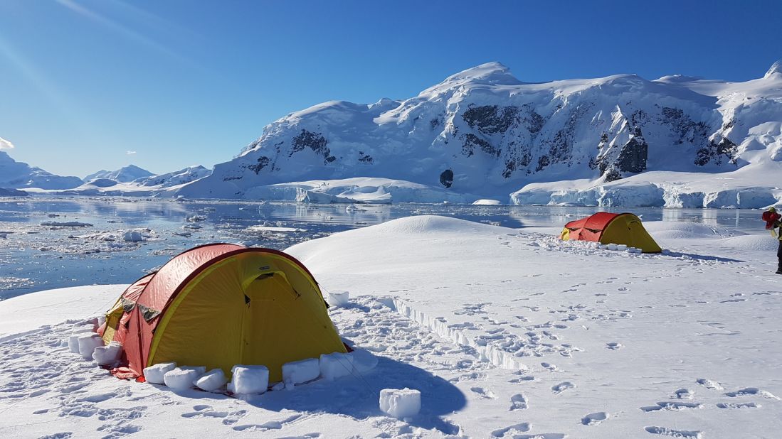 <strong>A night on the ice: </strong>You don't have to be a super athlete to snuggle up in a tent on the continent overnight. Oceanwide Expeditions has created Basecamp Adventure Cruises with a range of outdoor sports activities. 