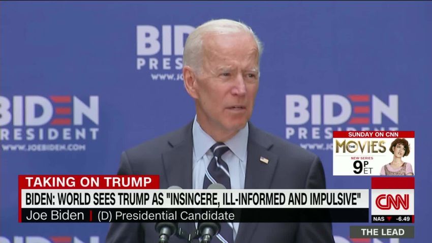 Biden: world sees Trump as 'insincere, ill-informed and impulsive' | CNN