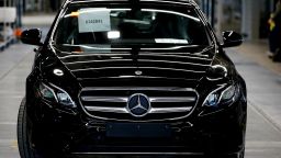 MOSCOW, RUSSIA - MAY 21: A Mercedes-Benz vehicle is seen at Mercedes-Benz's automobile factory, which was built by Turkish company Esta Construction in 18 months and has started production last month, in Moscow, Russia on May 21, 2019. (Photo by Sefa Karacan/Anadolu Agency/Getty Images)
