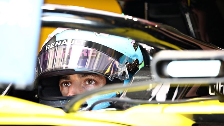 SPIELBERG, AUSTRIA - JUNE 28: Daniel Ricciardo of Australia and Renault Sport F1 prepares to drive in the garage during practice for the F1 Grand Prix of Austria at Red Bull Ring on June 28, 2019 in Spielberg, Austria. (Photo by Bryn Lennon/Getty Images)