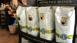 Starbucks whole bean bags FILE