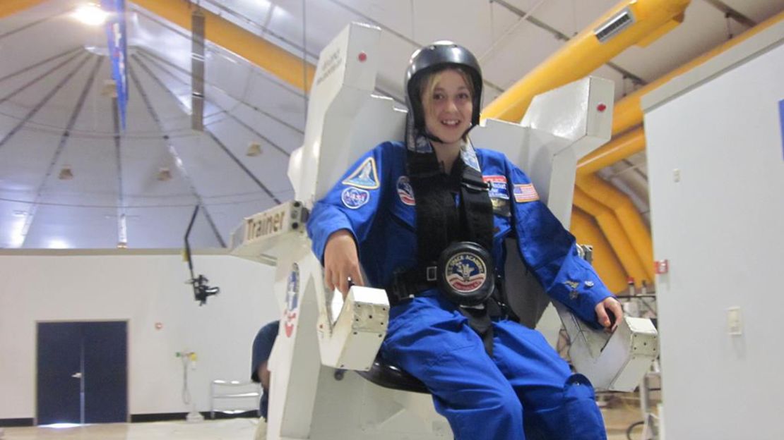 Abby attended space camp in 2011.