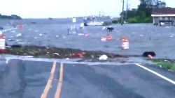 flooded louisiana highway