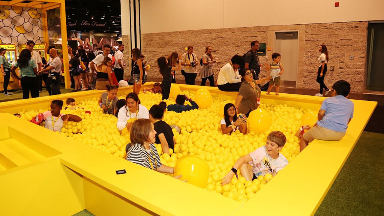A ball pit at VidCon.