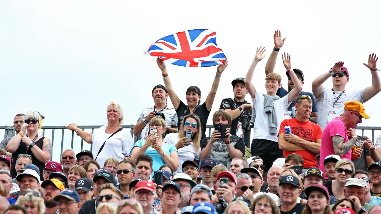 More than 141,000 fans were at Silverstone to watch Hamilton make history.