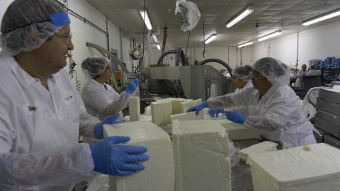 Specialty Cheese Company, housed in a former high school, makes 35 varieties of "ethnic" cheese like "paneer" and Spanish cheeses. 