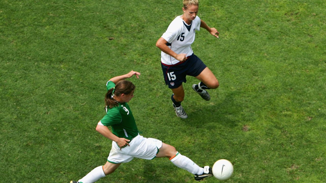 Taylor plays against the USA during an international soccer game in 2006.