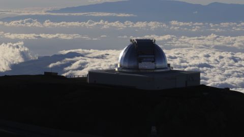 A telescope is shown at the summit of Hawaii's Mauna Kea, on July 14.