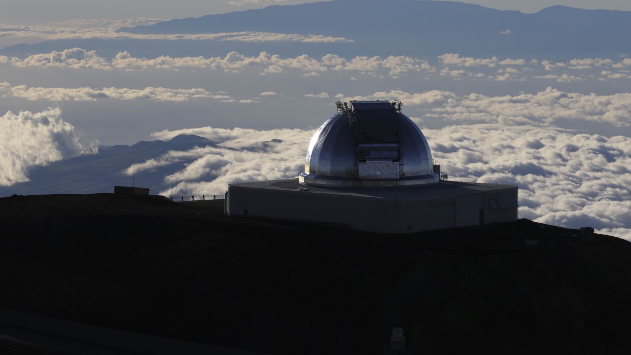 One of a number of telescopes already in use at Hawaii's Mauna Kea.