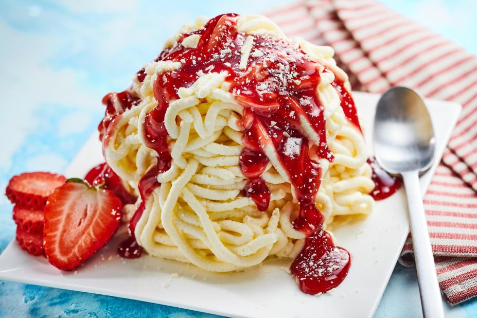 <strong>Spaghettieis: </strong>Ice cream worth its medal.