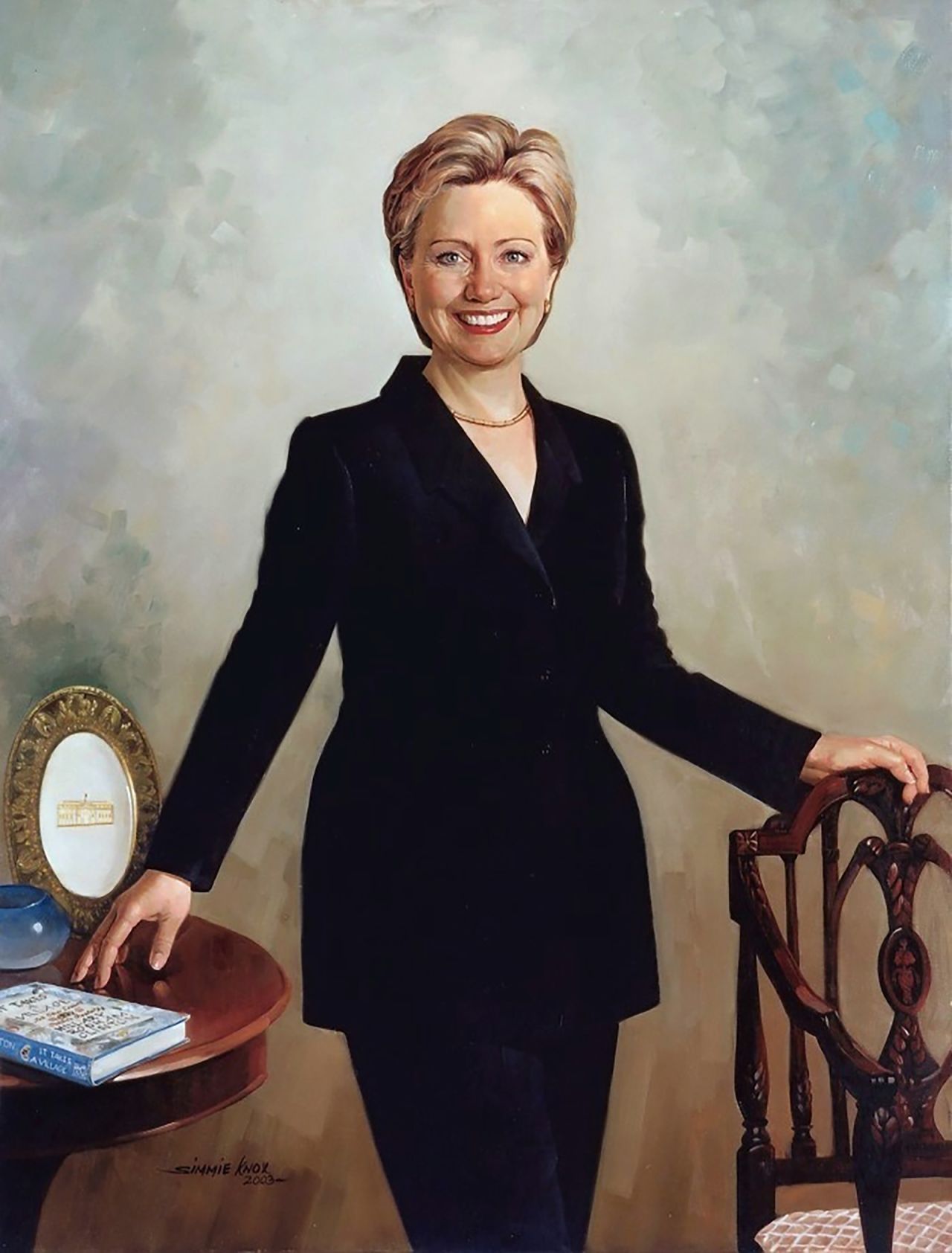 Hillary Clintons Pantsuit Portrait A Look Back At The Controversy And History Cnn 