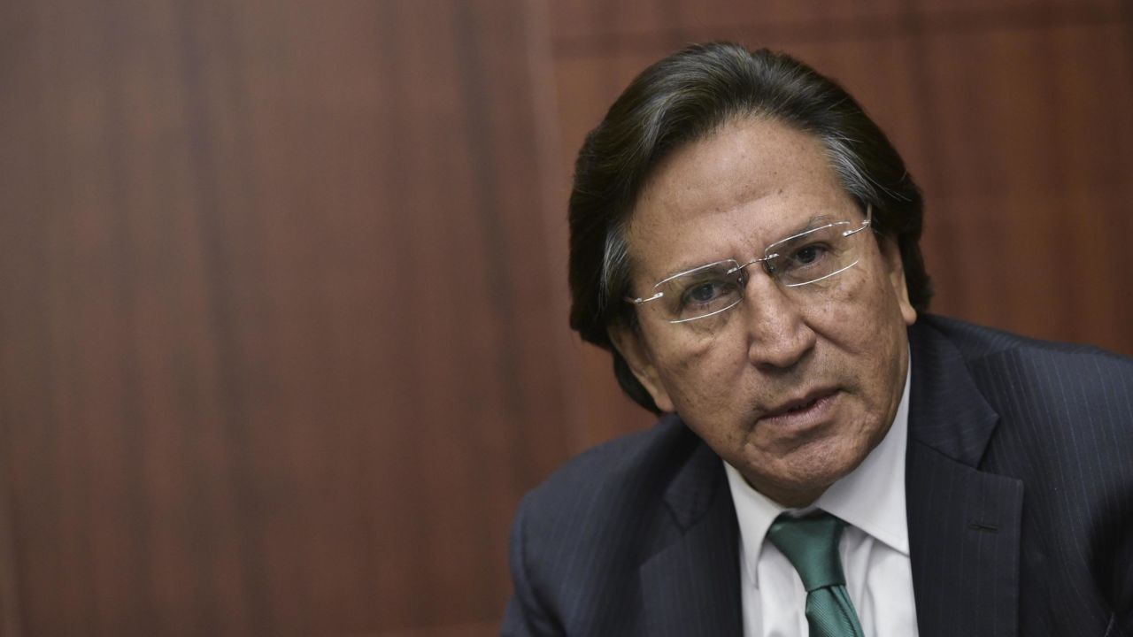 Former President of Peru Alejandro Toledo speaks during a discussion on Venezuela and the OAS at The Center for Strategic and International Studies on June 17, 2016 in Washington, DC.