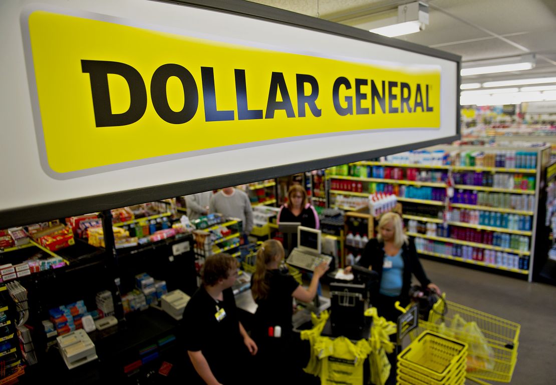 "Our core customer continues to struggle," Dollar General's CEO said last year. Dollar General has more than 15,000 stores in the United States.