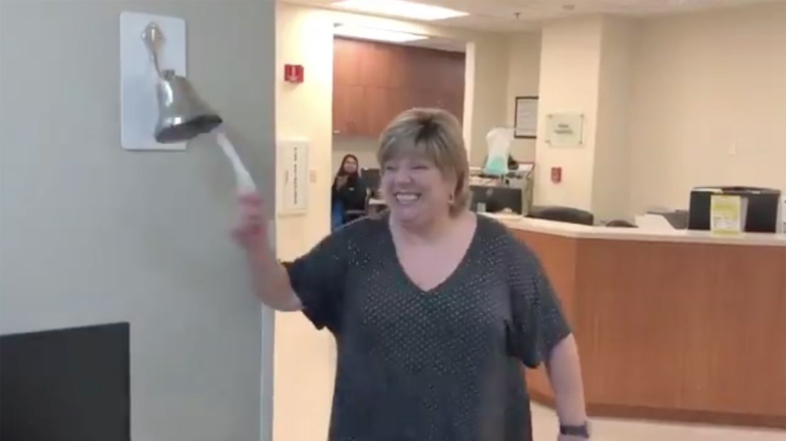 Breaking the cancer free bell 0716