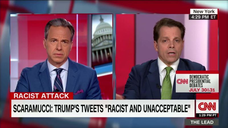 Scaramucci: Trump’s tweets ‘racist and unacceptable’ | CNN