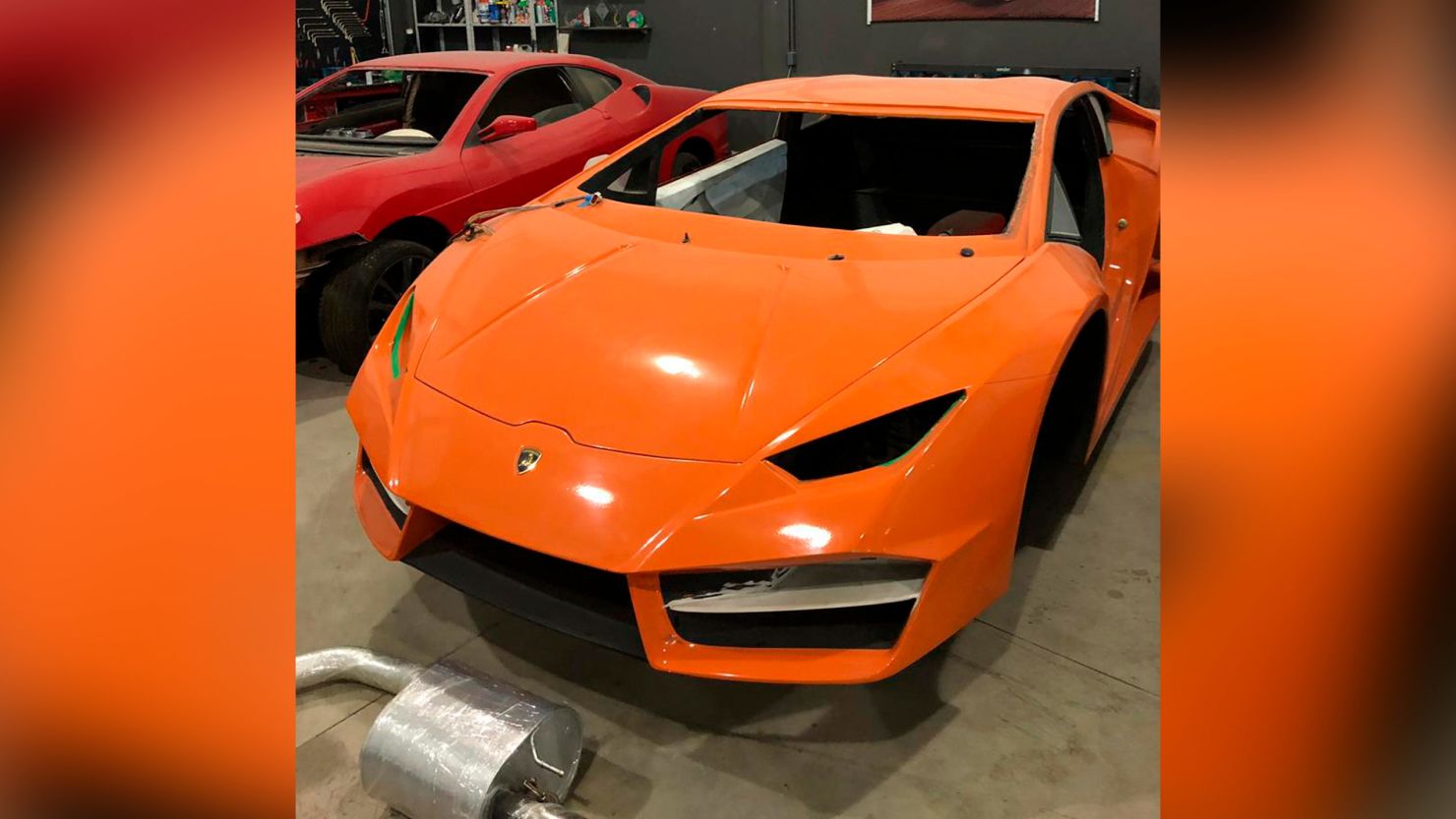 Police said the father and son sold the fake Ferraris and Lamborghinis through social media.