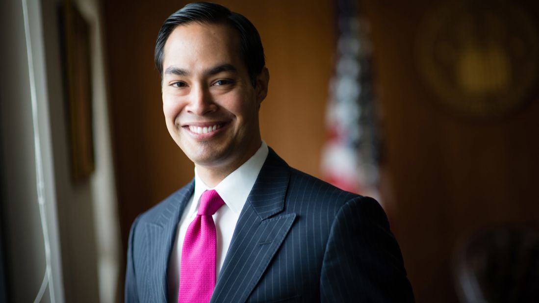 Julián Castro is pictured at his office in 2014. At the time, he was secretary for the Department of Housing and Urban Development.