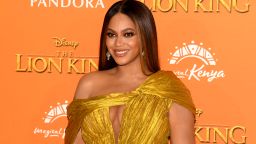  Beyonce Knowles-Carter attends the European Premiere of Disney's "The Lion King" 