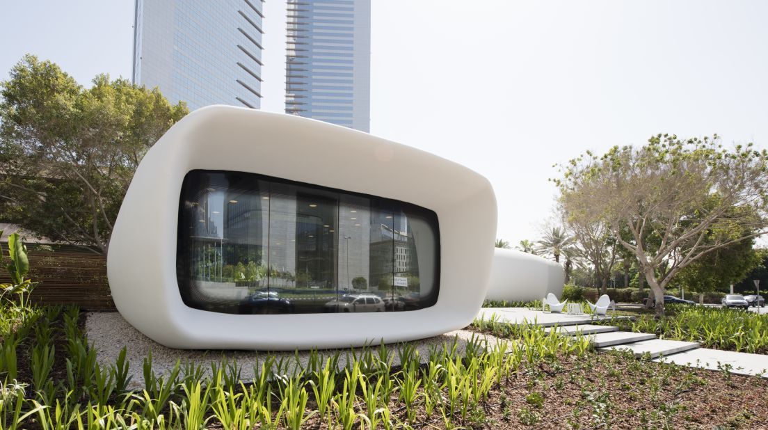 Dubai is also home to what's been dubbed the world's first 3D-printed office, which was created by Chinese firm WinSun in 2016.