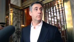 Michael Cohen, the former personal attorney to President Donald Trump, prepares to speak to the media before departing his Manhattan apartment for prison on May 06, 2019 in New York City.