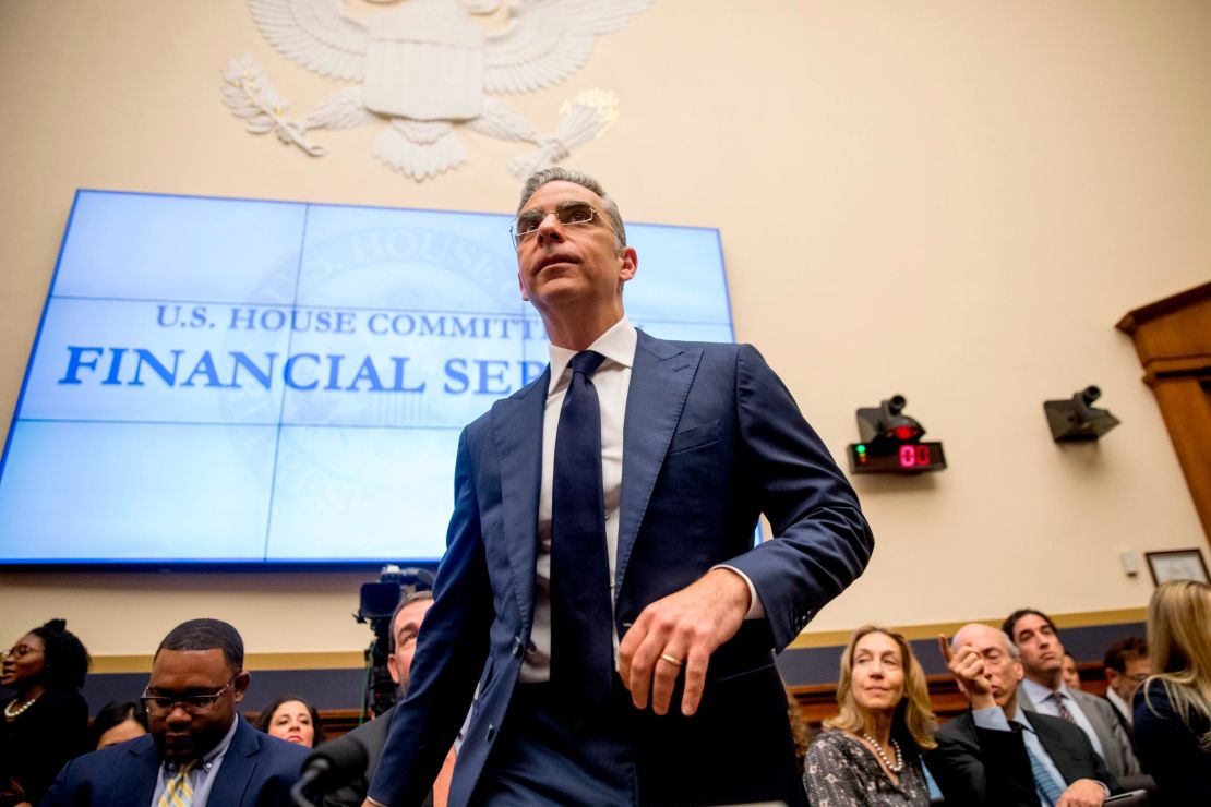 David Marcus, CEO of Facebook's Calibra digital wallet service, arrives for a House Financial Services Committee hearing on Facebook's proposed cryptocurrency on Capitol Hill in Washington, Wednesday, July 17, 2019. 