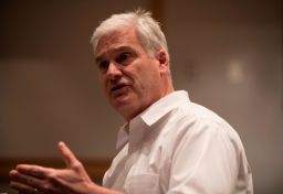 Rep. Tom Emmer, a Republican from Minnesota, speaks at a town hall meeting in February 2017 in Sartell, Minnesota. (Photo by Stephen Maturen/Getty Images)