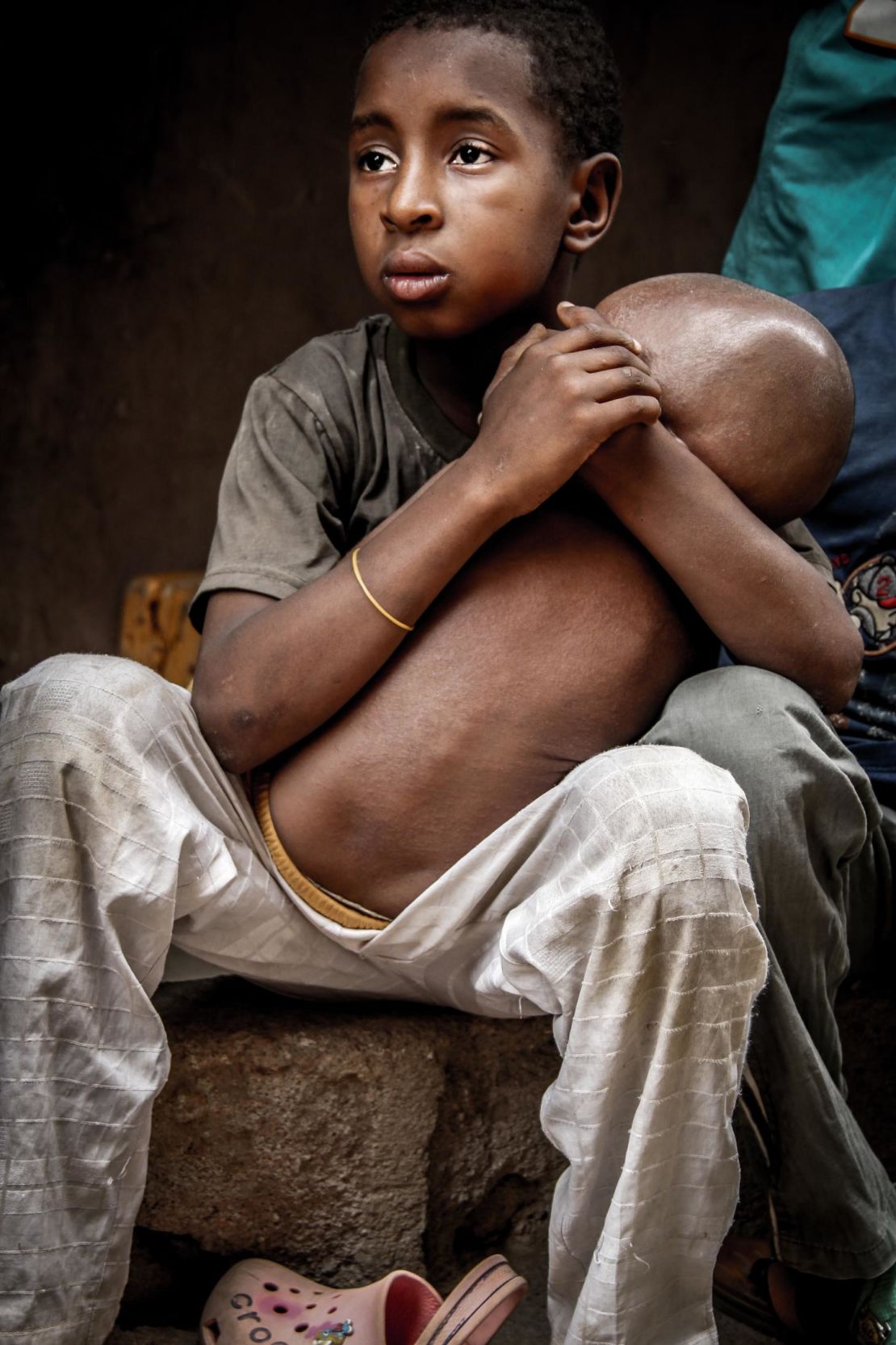 Displaced children living with the host community in Yola, 2014.