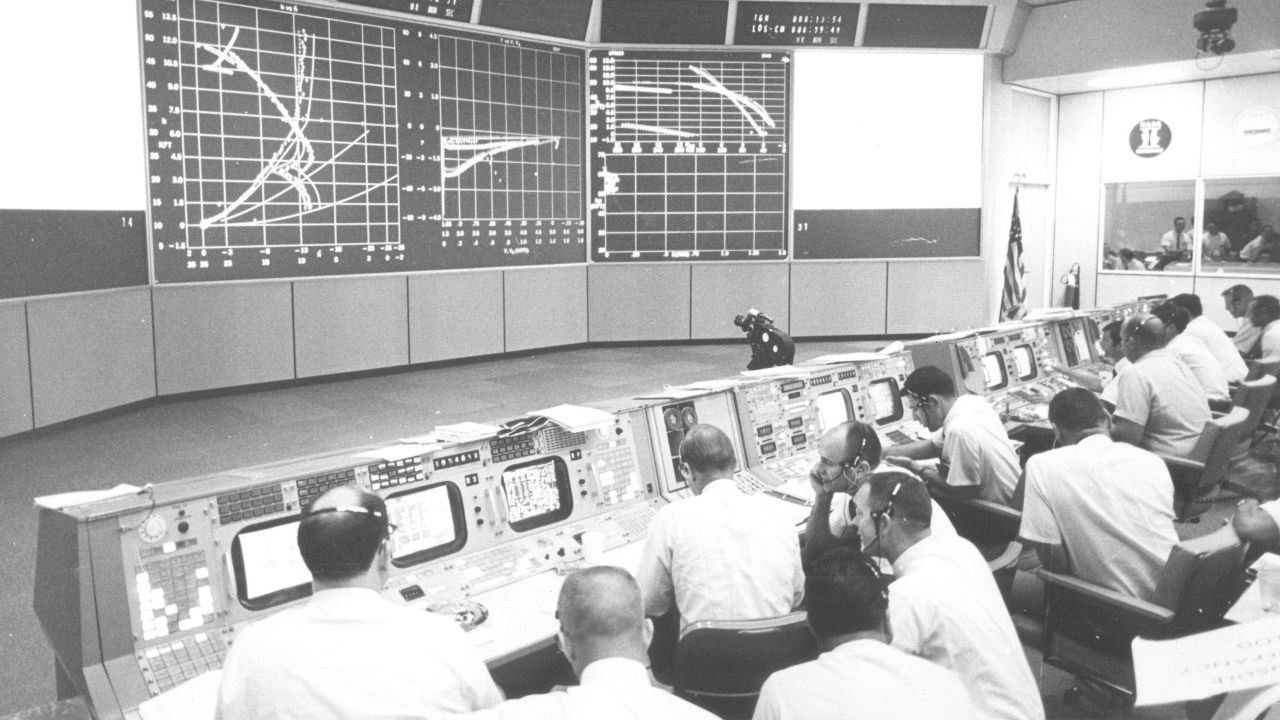 A view of Mission Control.