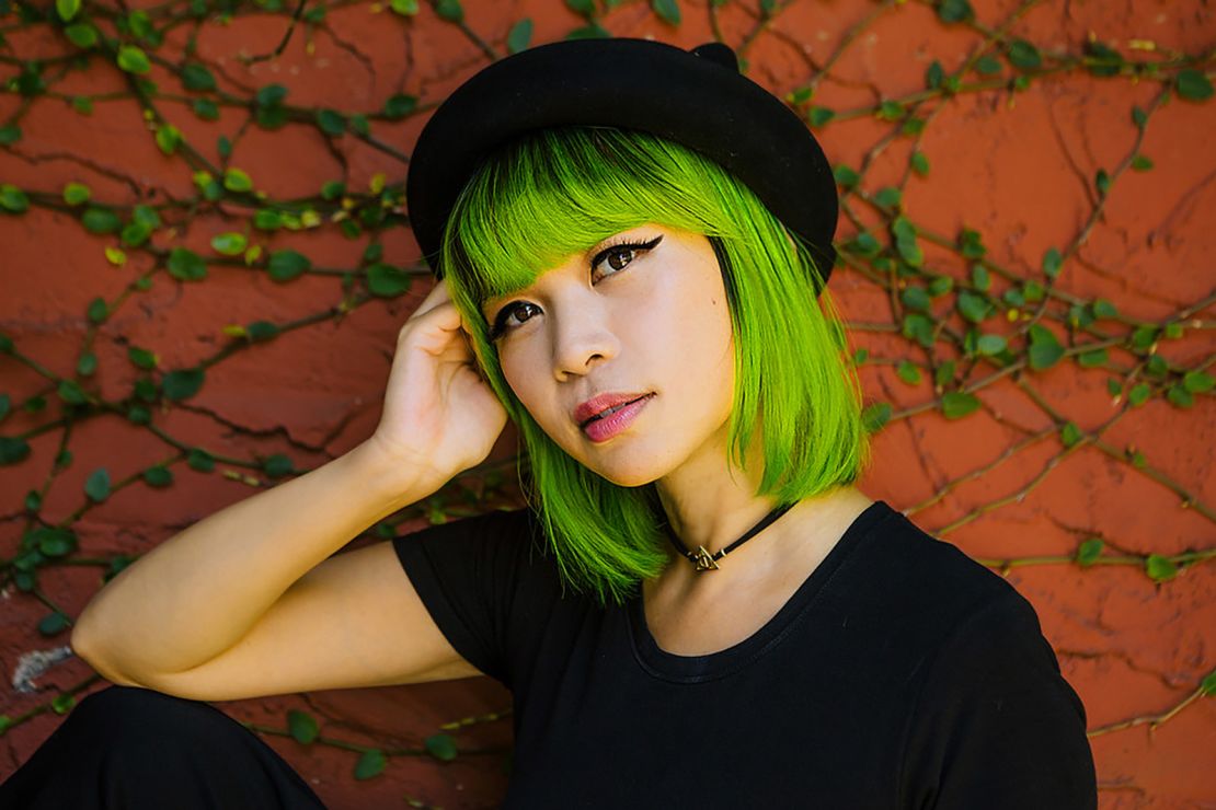 Goldie Chan, who has a growing audience on LinkedIn, said her green hair has helped her stand out, too. 