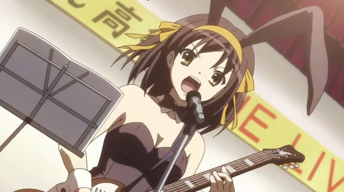 A still from "Melancholy of Suzumiya Haruhi"