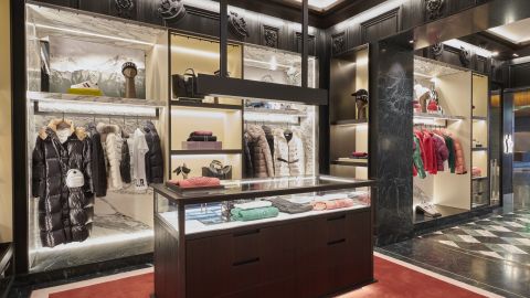 Moncler opened an airport store in Zurich, Switzerland, last week.