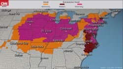 Heat advisories, watches and warnings, 7/19/2019 9:37 a.m.