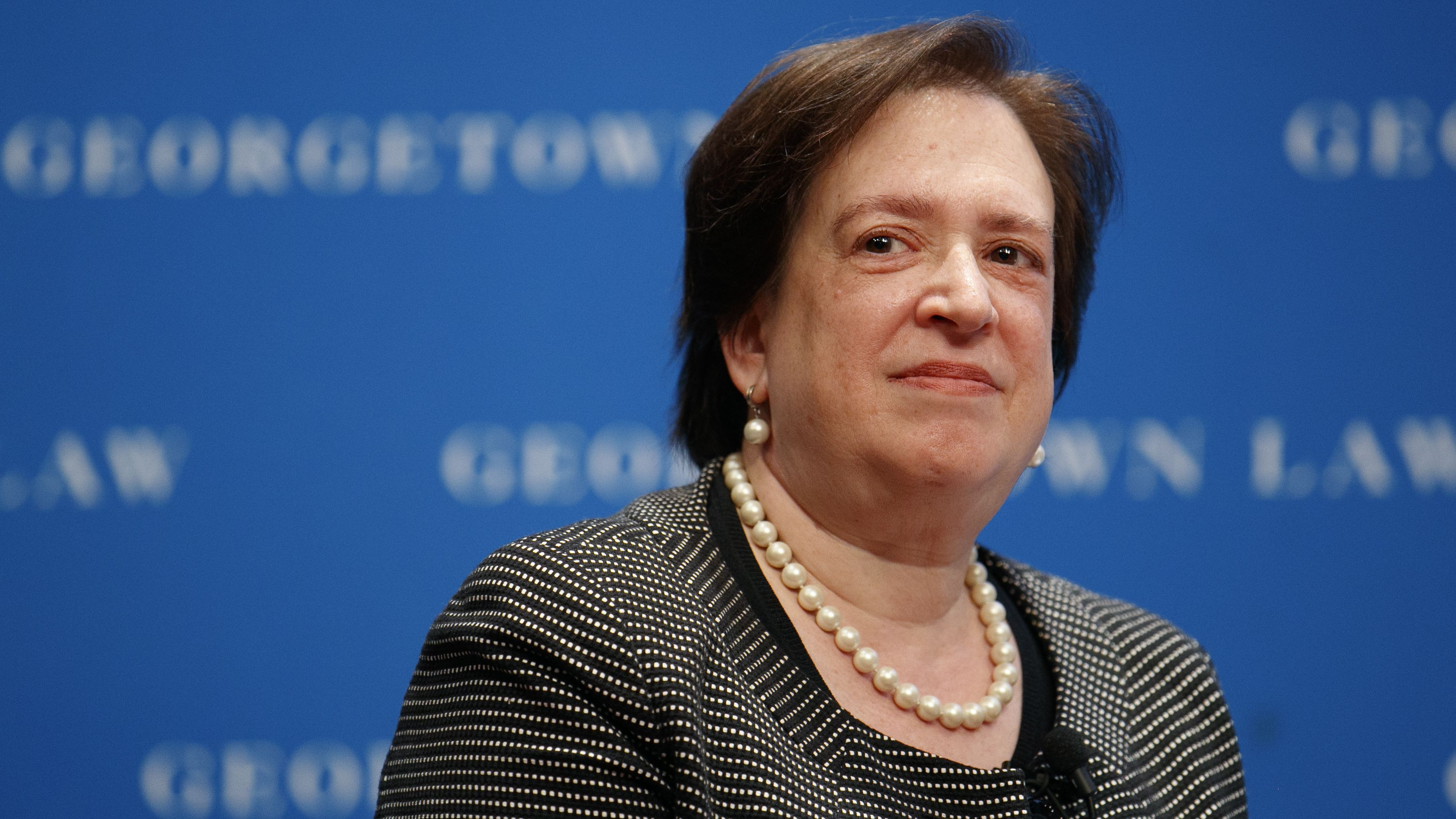 U.S. Supreme Court Justice Elena Kagan attends an event at Georgetown Law, Thursday, July 18, 2019, in Washington.
