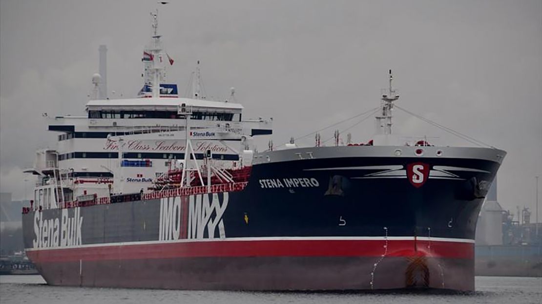 The tanker was seized by Iran on Friday.