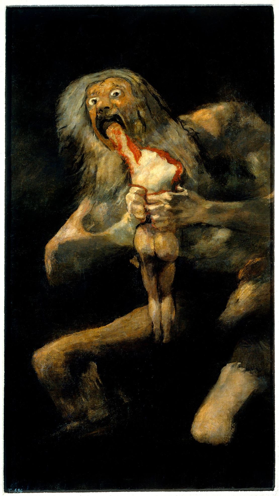 "Saturn Devouring His Son" (1820-1823) by Francisco Goya. 
