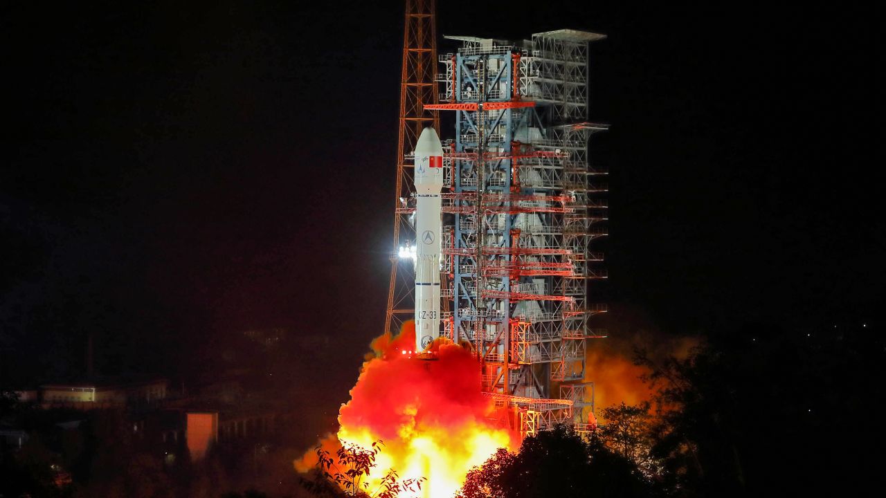 A Long March 3B rocket lifts off from Xichang, in China's southwestern Sichuan province, on December 8.