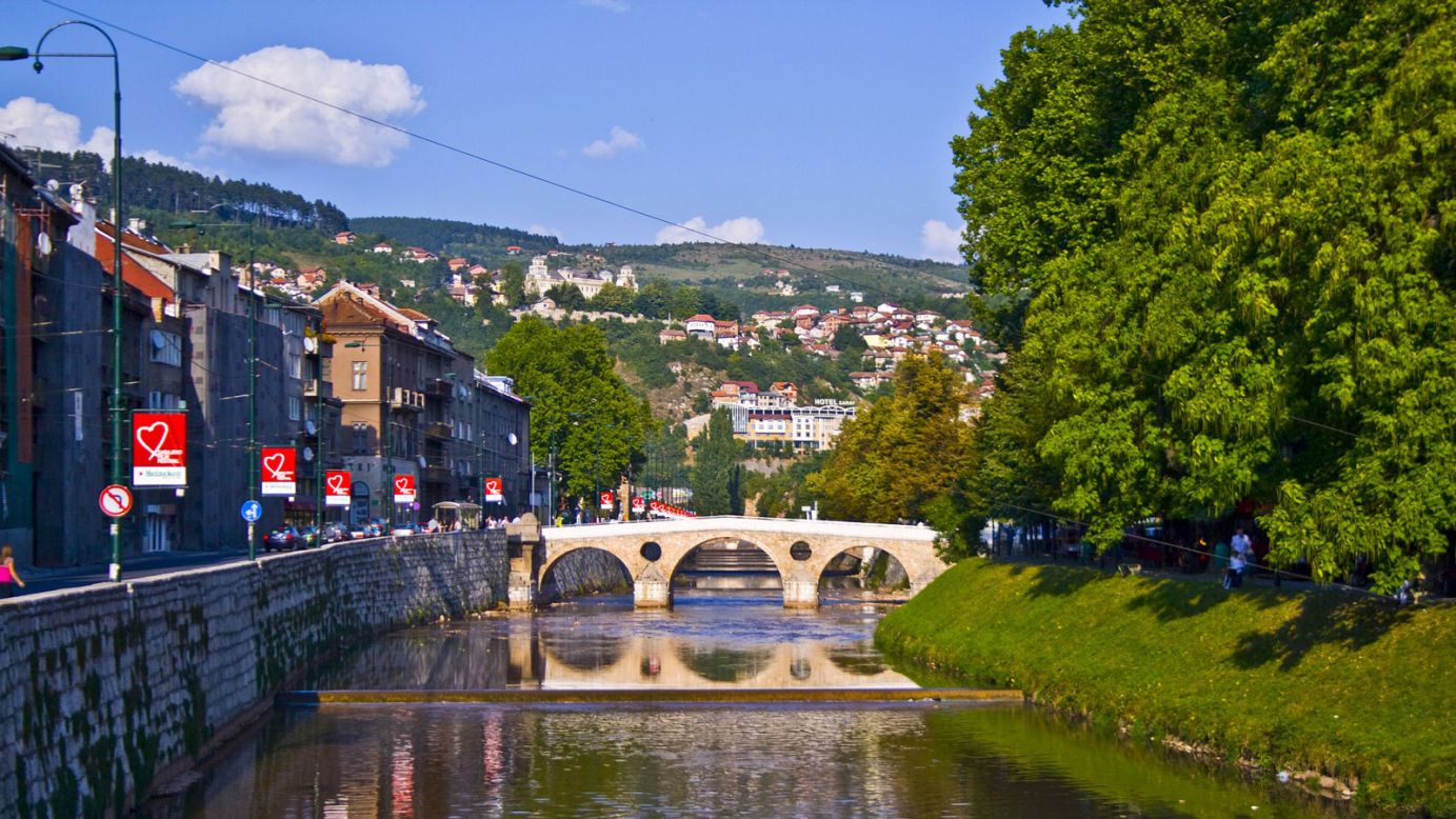 <strong>Sarajevo, Bosnia: </strong>Set against the backdrop of the Dinaric Alps, Bosnia and Herzegovina's capital intermingles Ottoman and Austro-Hungarian influences.