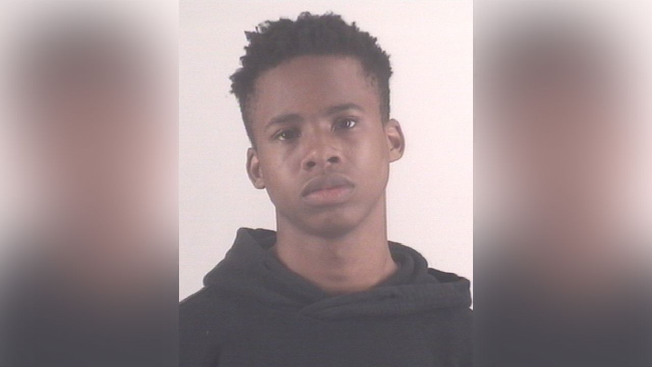 Booking photo of 19-year-old rapper Taymor McIntyre, known as "Tay-K," who was found guilty of one count of murder on Friday for his role in a home invasion robbery that left a 21-year-old man dead.