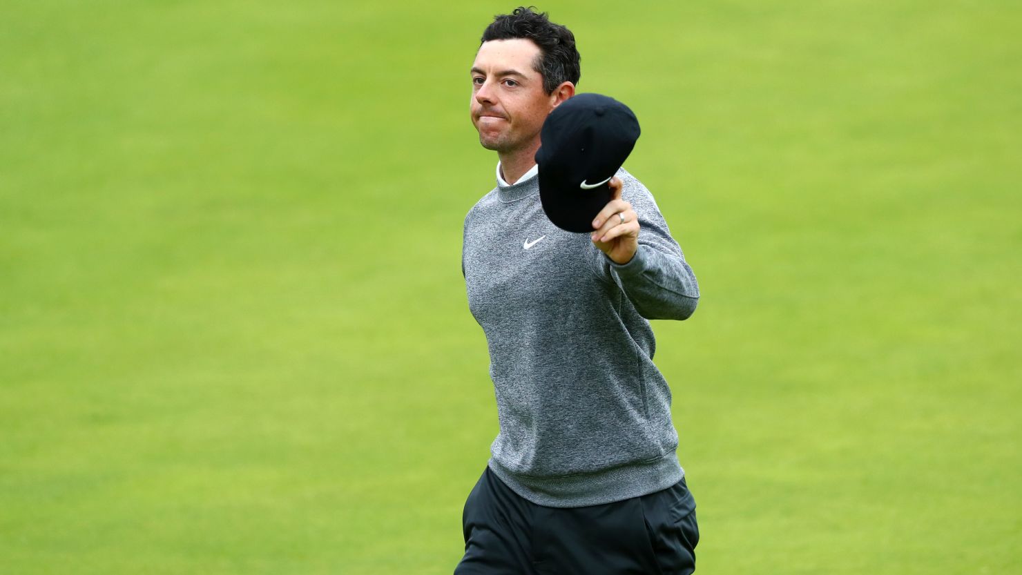 Rory McIlroy carried home hopes in the Open Championship at Royal Portrush. 