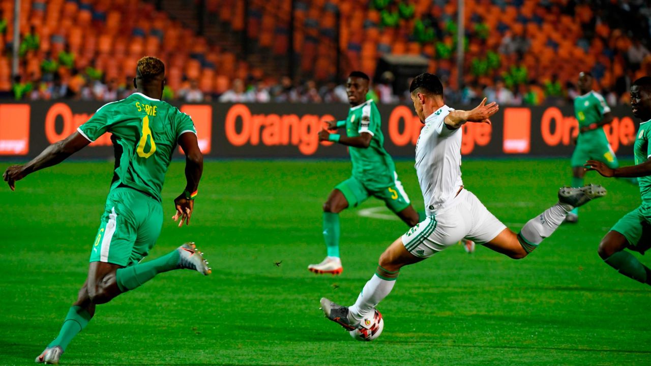 Baghdad Bounedjah's shot deflected off Salif Sane and into the goal.