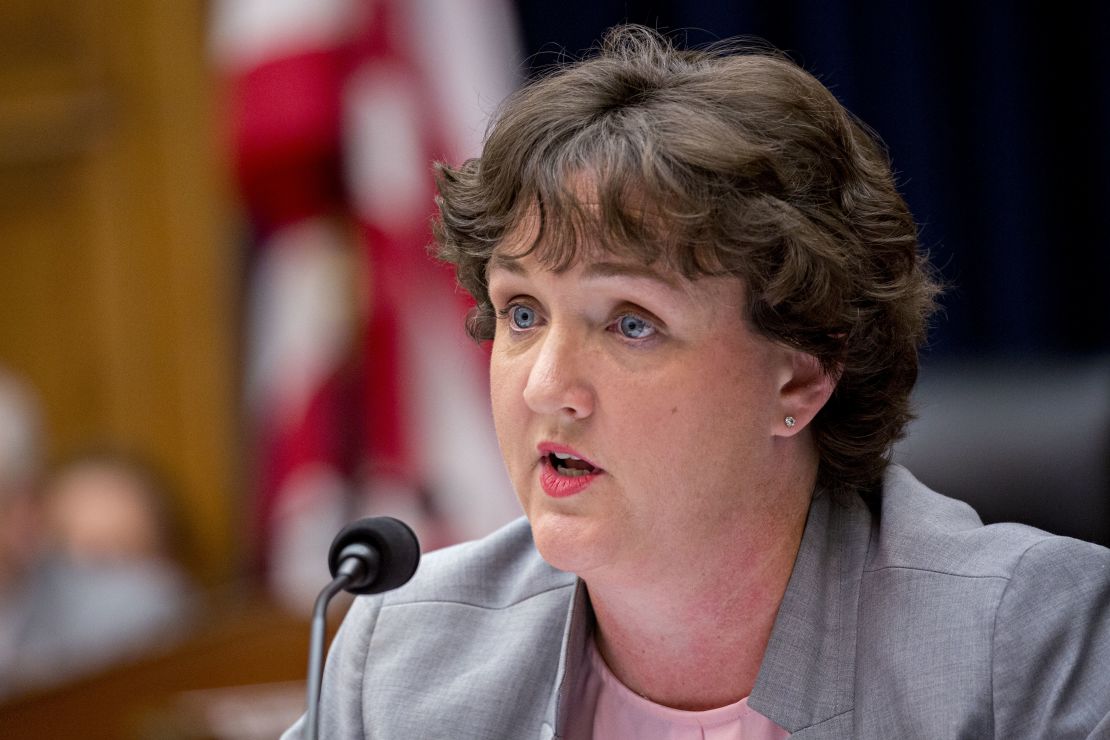 Rep. Katie Porter, a Democrat from California, is seen in April 2019.