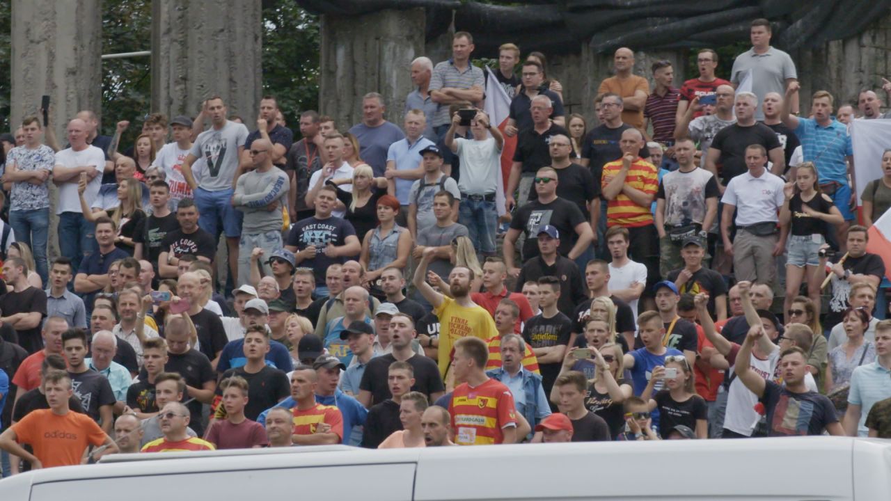 Ultra-nationalist football hooligans, far right organizations and others took part in counter-protests across the city.