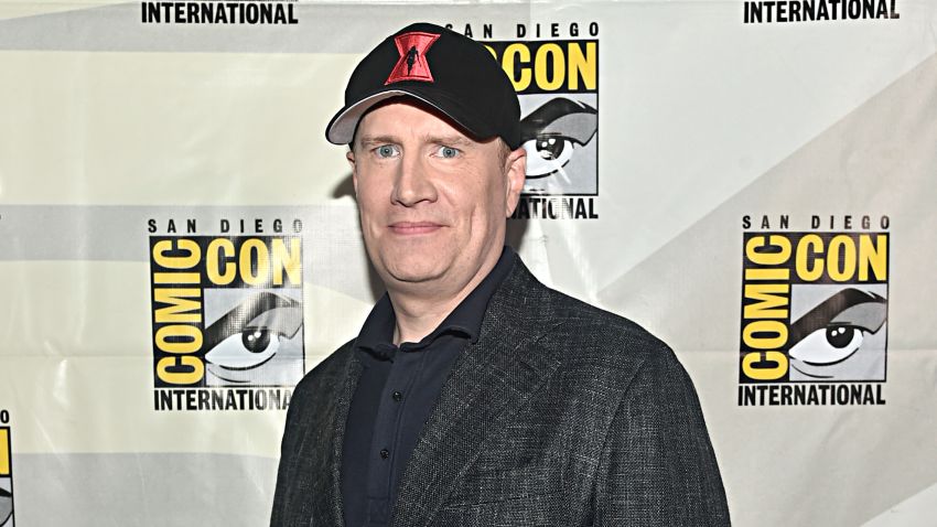 President of Marvel Studios Kevin Feige at the San Diego Comic-Con International 2019 Marvel Studios Panel in Hall H on July 20, 2019 in San Diego, California. (Photo by Alberto E. Rodriguez/Getty Images for Disney)