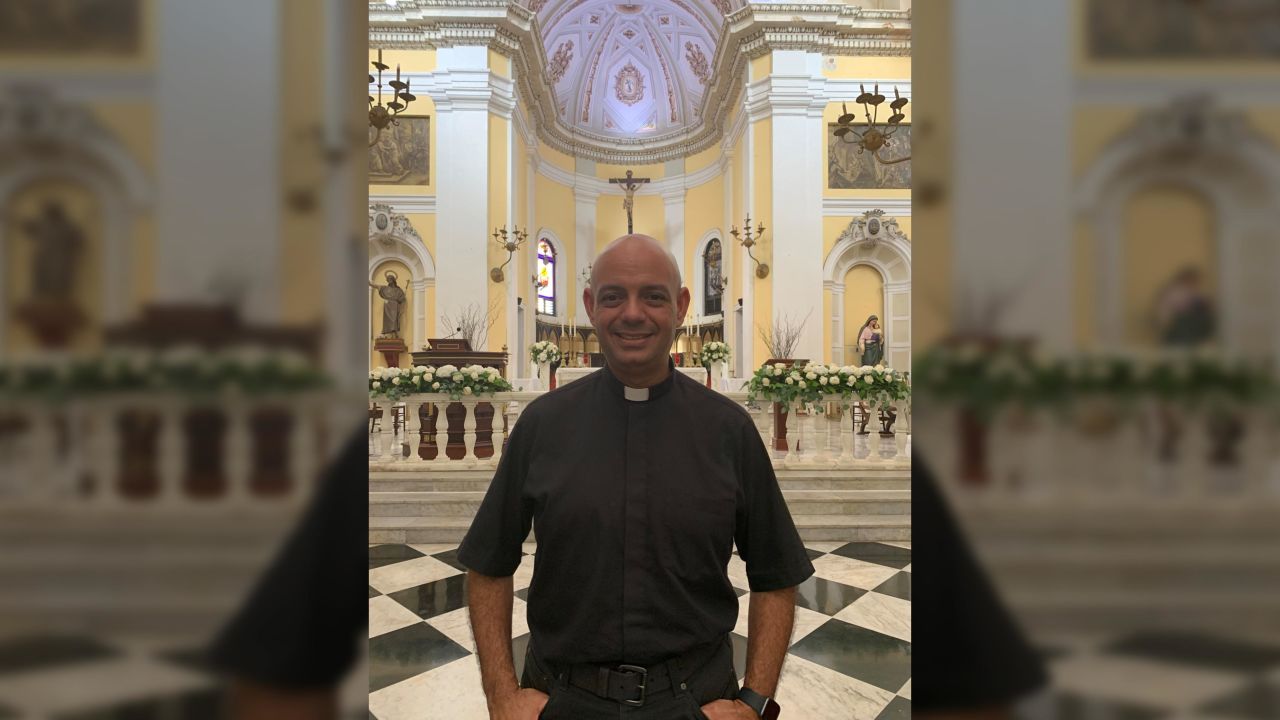 Father Benjamin Perez decided to keep the doors of San Juan Bautista Cathedral closed on Monday.
