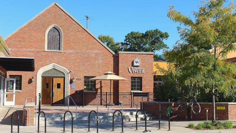 <strong>Brewery Vivant: </strong>The 80-year-old building in Grand Rapids, Michigan, previously housed a funeral home and a chapel. 