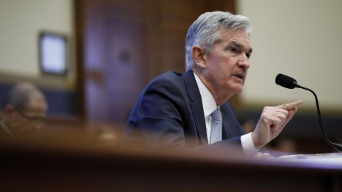 Jerome Powell, chairman of the U.S. Federal Reserve, speaks during a House Financial Services Committee hearing in Washington, D.C., U.S., on, Wednesday, Feb. 27, 2019.