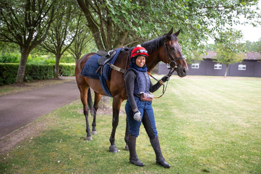 Mellah hopes to inspire other Muslim athletes when she competes at Goodwood. 