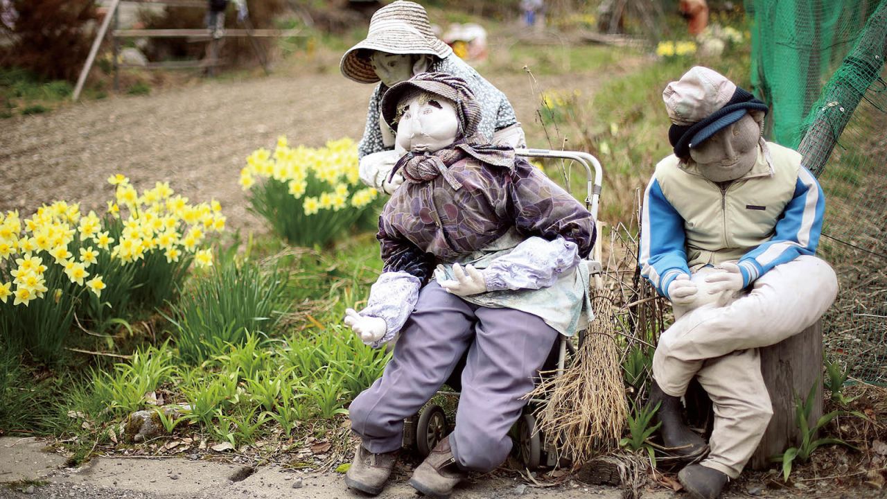 In Nagoro, scarecrows outnumber human residents. 